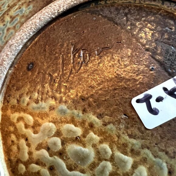 Rustic Vintage Studio Pottery Plate 8.5 - Picture 3 of 6